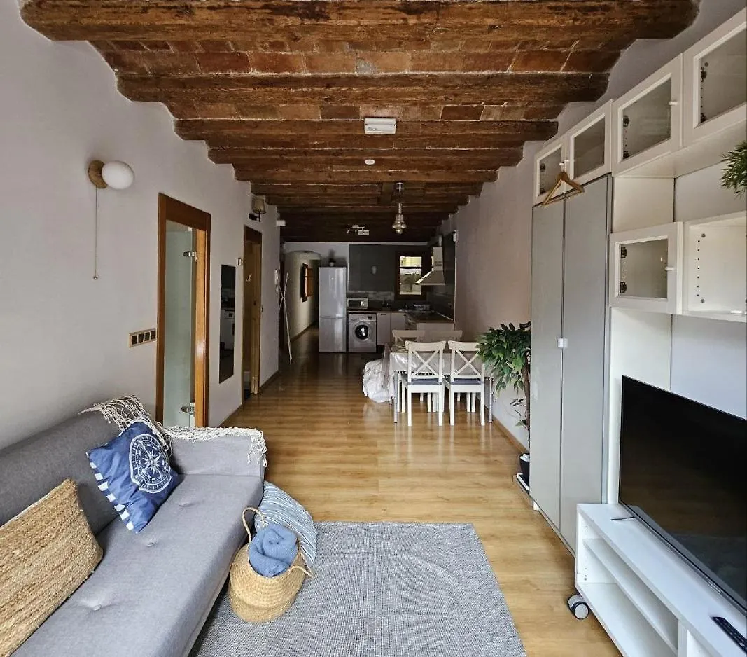아파트 Flat With 2 Rooms And Private Terrace Min 32 Days 바르셀로나 스페인