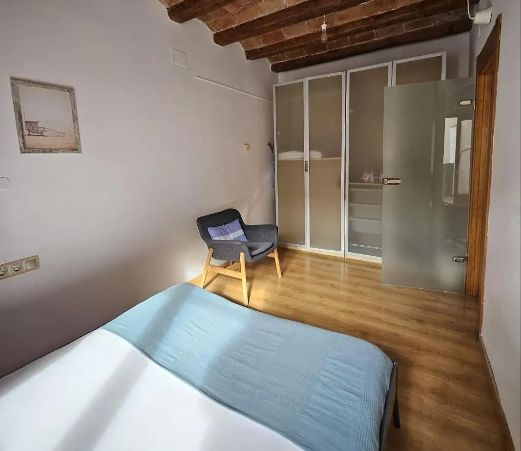 Flat With 2 Rooms And Private Terrace Min 32 Days Barcelona Apartmán